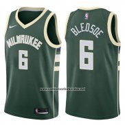 Camiseta Milwaukee Bucks Eric Bledsoe #6 Icon 2017-18 Verde
