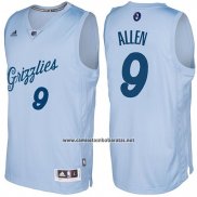 Camiseta Navidad 2016 Memphis Grizzlies Tony Allen #9 Azul