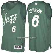 Camiseta Navidad 2016 Utah Jazz Joe Johnson #6 Veder