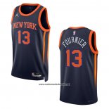 Camiseta New York Knicks Evan Fournier #13 Statement 2022-23 Negro