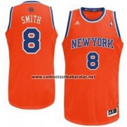 Camiseta New York Knicks JR Smith #8 Naranja