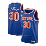 Camiseta New York Knicks Julius Randle #30 Icon 2020-21 Azul