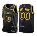 Camiseta Nino Los Angeles Lakers Personalizada 17-18 Negro