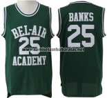 Camiseta Pelicula Bel-Air Academy Banks #25 Verde