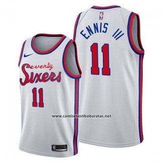 Camiseta Philadelphia 76ers James Ennis III #11 Classic 2019-20 Blanco