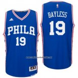 Camiseta Philadelphia 76ers Jerryd Bayless #19 Azul