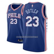 Camiseta Philadelphia 76ers Jimmy Butler #23 Icon 2018-19 Azul