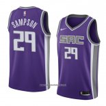 Camiseta Sacramento Kings Jakarr Sampson #29 Icon 2018 Violeta