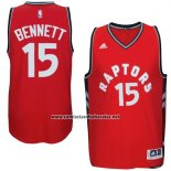 Camiseta Toronto Raptors Anthony Bennett #15 Rojo