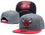 Gorra Chicago Bulls Oscuro Gris Rojo