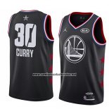 Camiseta All Star 2019 Golden State Warriors Stephen Curry #30 Negro