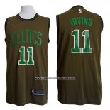 Camiseta Boston Celtics Kyrie Irving Nike #11 Verde