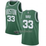 Camiseta Boston Celtics Larry Bird #33 Ciudad 2017-18 Verde
