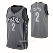 Camiseta Brooklyn Nets Blake Griffin #2 Statement 2021 Gris