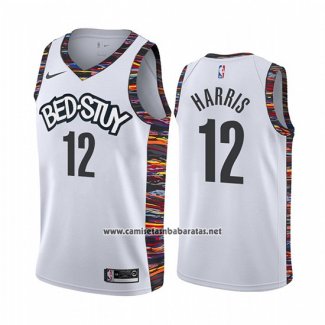 Camiseta Brooklyn Nets Joe Harris #12 Ciudad Blanco