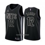 Camiseta Brooklyn Nets Joe Harris #12 Statement 2022-23 Negro