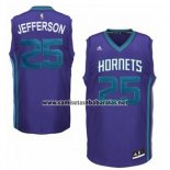 Camiseta Charlotte Hornets Al Jefferson #25 Violeta