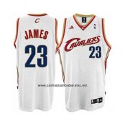 Camiseta Cleveland Cavaliers Lebron James Home Blanco