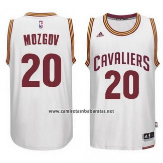 Camiseta Cleveland Cavaliers Timofey Mozgov #20 2015 Blanco