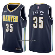Camiseta Denver Nuggets Kenneth Faried #35 Icon 2017-18 Azul