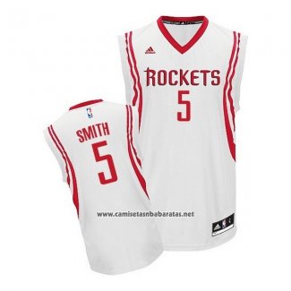 Camiseta Houston Rockets Kenny Smith #5 Blanco