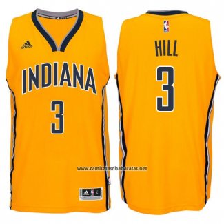 Camiseta Indiana Pacers George Hill #3 Amarillo