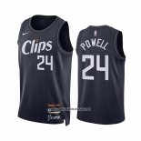 Camiseta Los Angeles Clippers Norman Powell #24 Ciudad 2023-24 Azul
