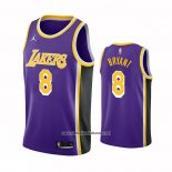 Camiseta Los Angeles Lakers Kobe Bryant #8 Statement 2021-22 Violeta