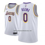 Camiseta Los Angeles Lakers Kyle Kuzma #0 Association 2018 Blanco