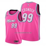 Camiseta Miami Heat Jae Crowder #99 Earned 2019-20 Rosa
