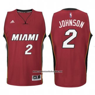 Camiseta Miami Heat Joe Johnson #2 Rojo