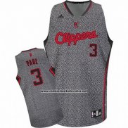 Camiseta Moda Estatica Los Angeles Clippers Chris Paul #3 Gris