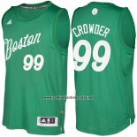 Camiseta Navidad 2016 Boston Celtics Jae Crowder #99 Veder