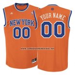 Camiseta New York Knicks Adidas Personalizada Naranja