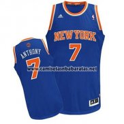 Camiseta New York Knicks Carmelo Anthony #7 Azul