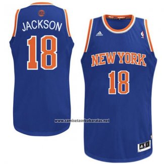 Camiseta New York Knicks Philip Jackson #18 Azul