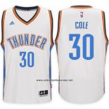Camiseta Oklahoma City Thunder Norris Cole #30 Blanco