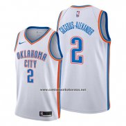 Camiseta Oklahoma City Thunder Shai Gilgeous Alexander #2 Association Blanco