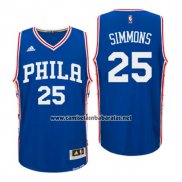 Camiseta Philadelphia 76ers Ben Simmons #25 Azul