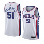 Camiseta Philadelphia 76ers Boban Marjanovic #51 Association 2018 Blanco