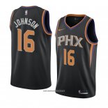 Camiseta Phoenix Suns Tyler Johnson #16 Statement 2018 Negro