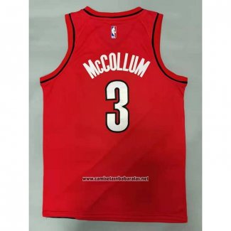 Camiseta Portland Trail Blazers C.J. McCollum #3 Ciudad Negro