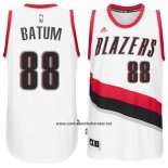 Camiseta Portland Trail Blazers Nicolas Batum #88 Blanco