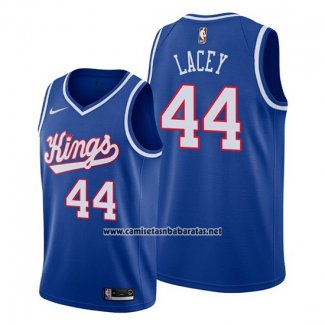 Camiseta Sacramento Kings Sam Lacey #44 Classic Edition 1990 1994 Azul
