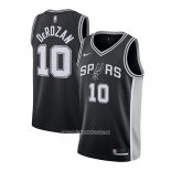 Camiseta San Antonio Spurs DeMar DeRozan #10 Icon 2020-21 Negro
