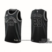 Camiseta San Antonio Spurs Zach Collins #23 Classic 2022-23 Negro