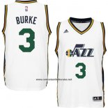 Camiseta Utah Jazz Trey Burke #3 Blanco