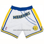 Pantalone Golden State Warriors Just Don Classic Blanco