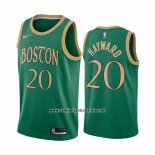 Camiseta Boston Celtics Gordon Hayward #20 Ciudad Verde
