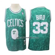 Camiseta Boston Celtics Larry Bird #33 Mitchell & Ness Verde